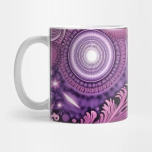 Other Worldly Designs- nebulas, stars, galaxies, planets with feathers Mug